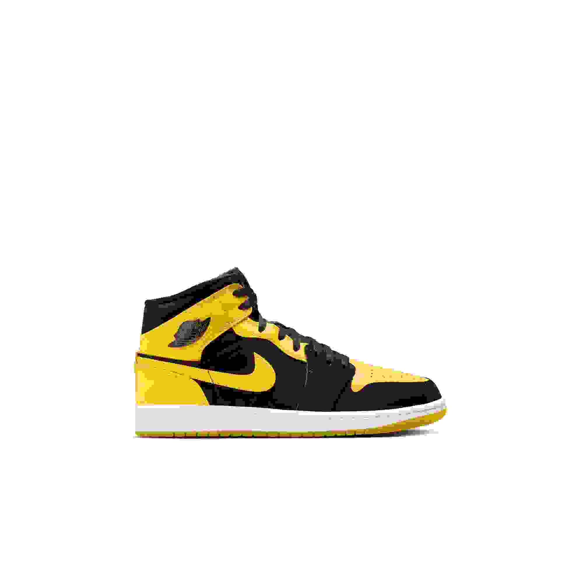 Jordan 1 Mid SE Toddler Boys' "Black/Varsity Maize/White" Shoe